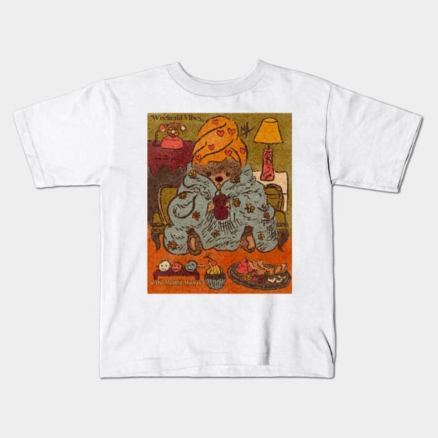 Weekend vibes Kids T-Shirt by The Mindful Maestra